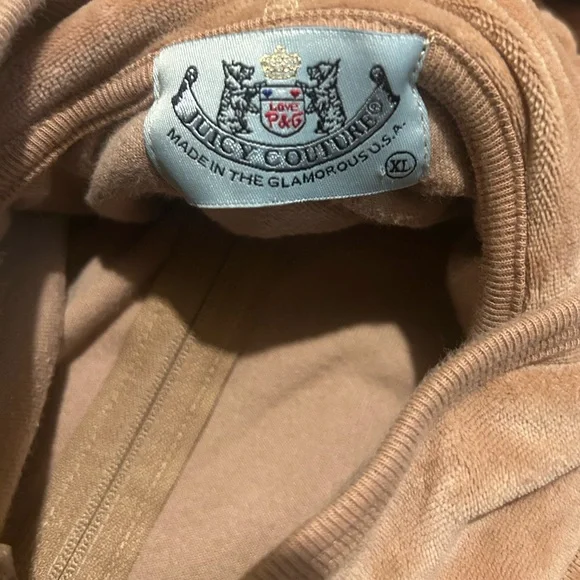 Juicy Couture Tan Velvet Jacket - Picture 2 of 5
